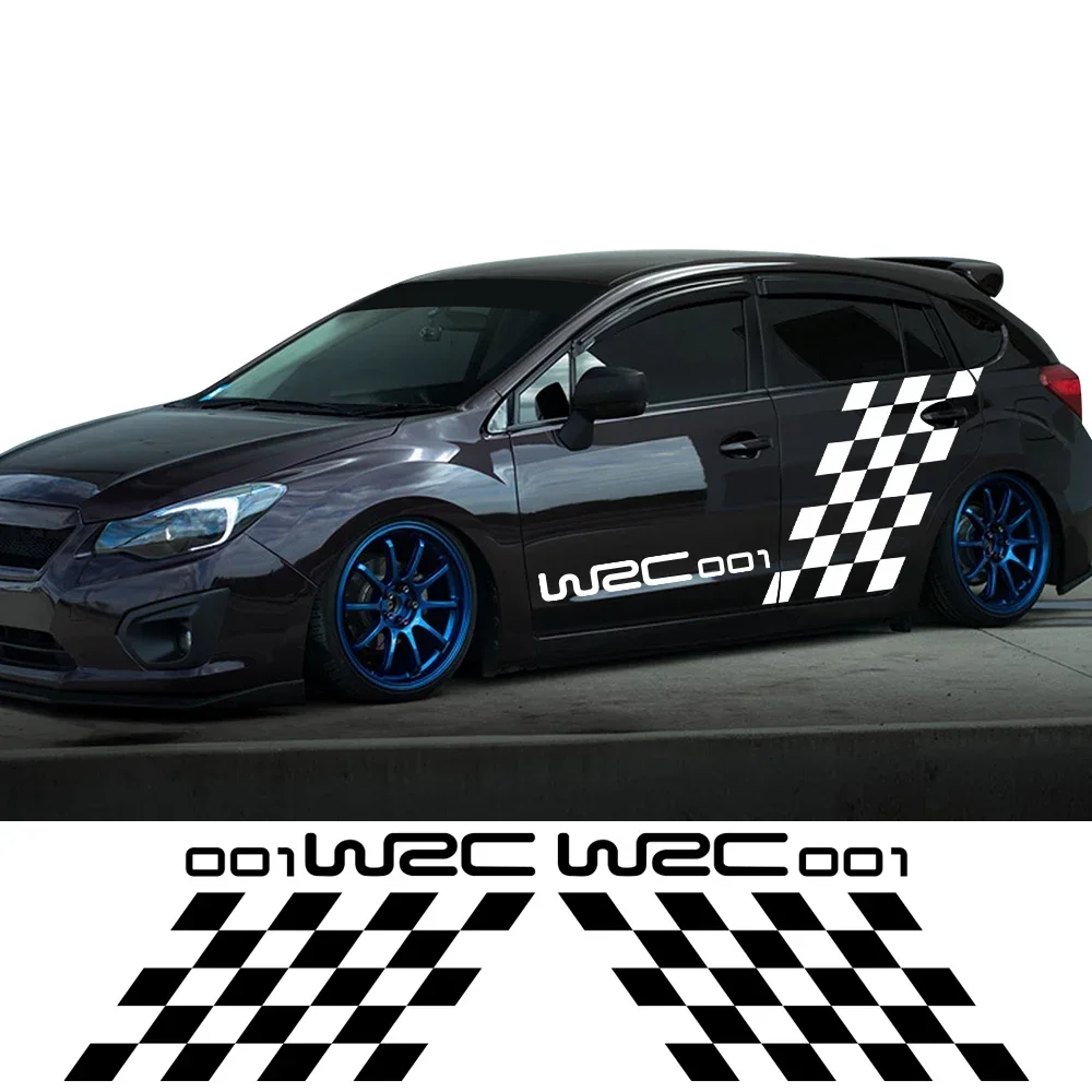 

2PCS Car Door Side Sticker Decor Decal Auto Accessories For Subaru Impreza WRC WRX STI GDB GVB VA Hatchback 2018 2009 2008 2014