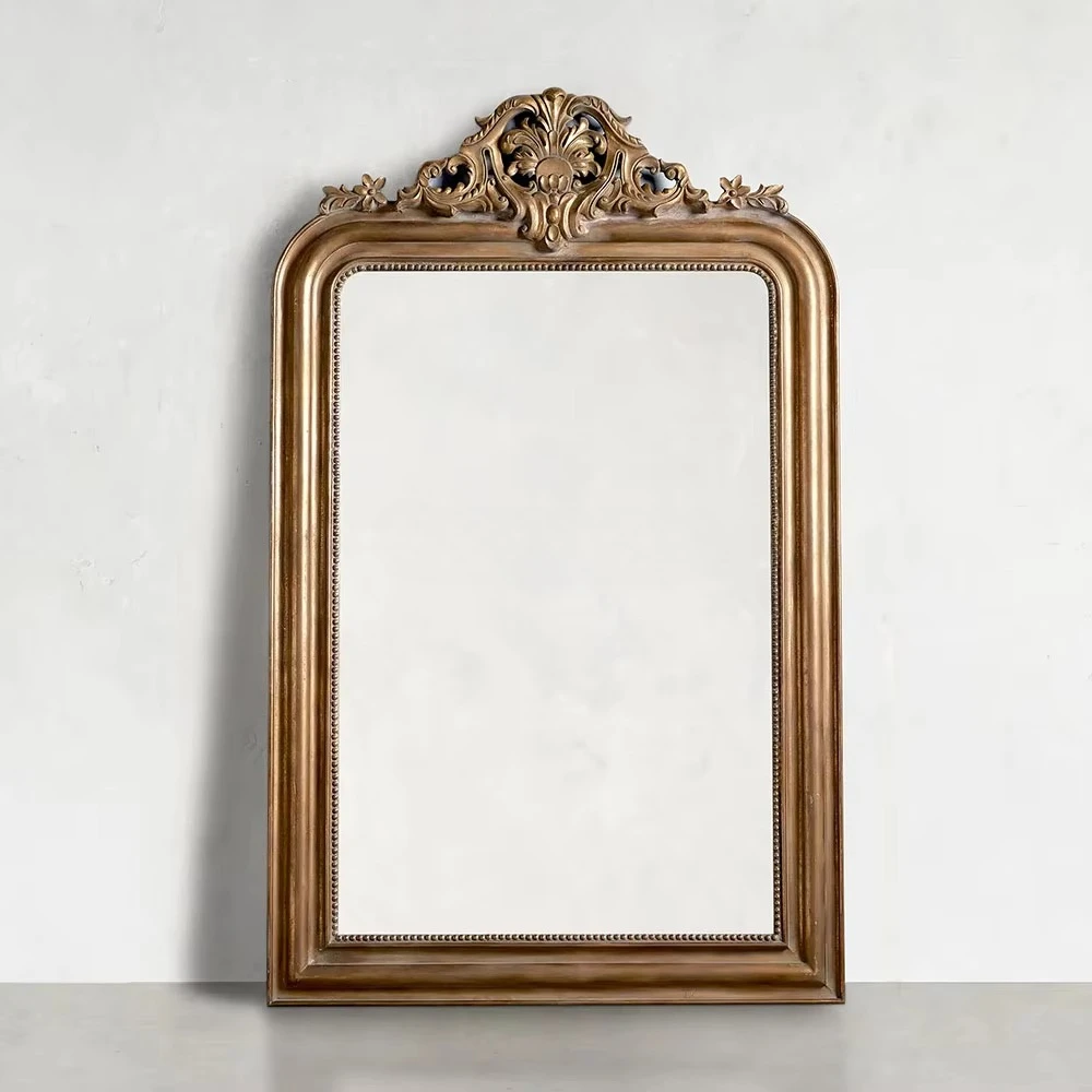 New Home Decor Full Length Dressing Floor, Standing Arched Bedroom Mirror Wooden Frame, Floor Mirror Full Length Size