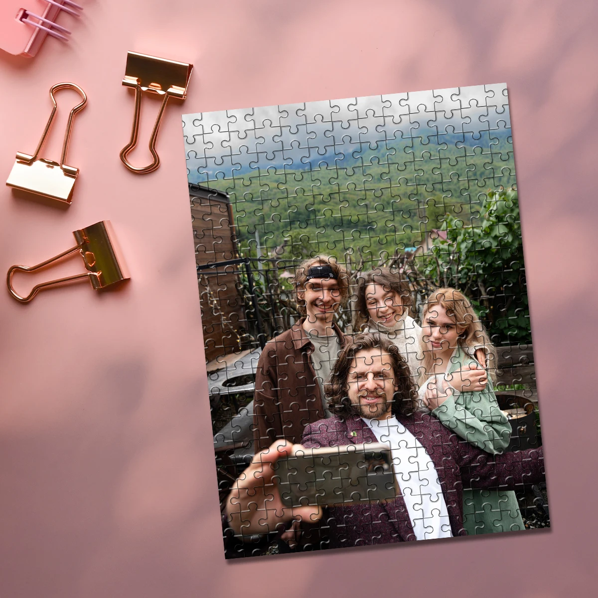 35/300/500/1000pcs Personalized Custom Photo Puzzle family photo For Festivals Parties Weddings Birthdays Holidays