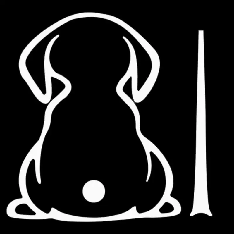 

Auto Stickers Funny Dog Moving Tail PET Sticker For Car Body Decor Decal Windshield Exterior Car Styling Window Wiper Decals Tag