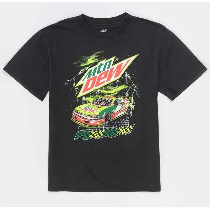 Mountain Dew Racing Tee Carvão Novo