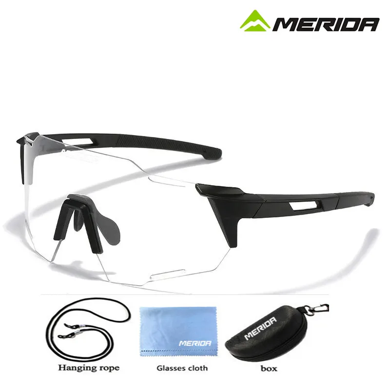 

MERIDA.Unisex Bicycle UV400 Sunglasses Suitable for Running, Hiking, Bicycle Glasses Windproof Design, Outdoor Glasses