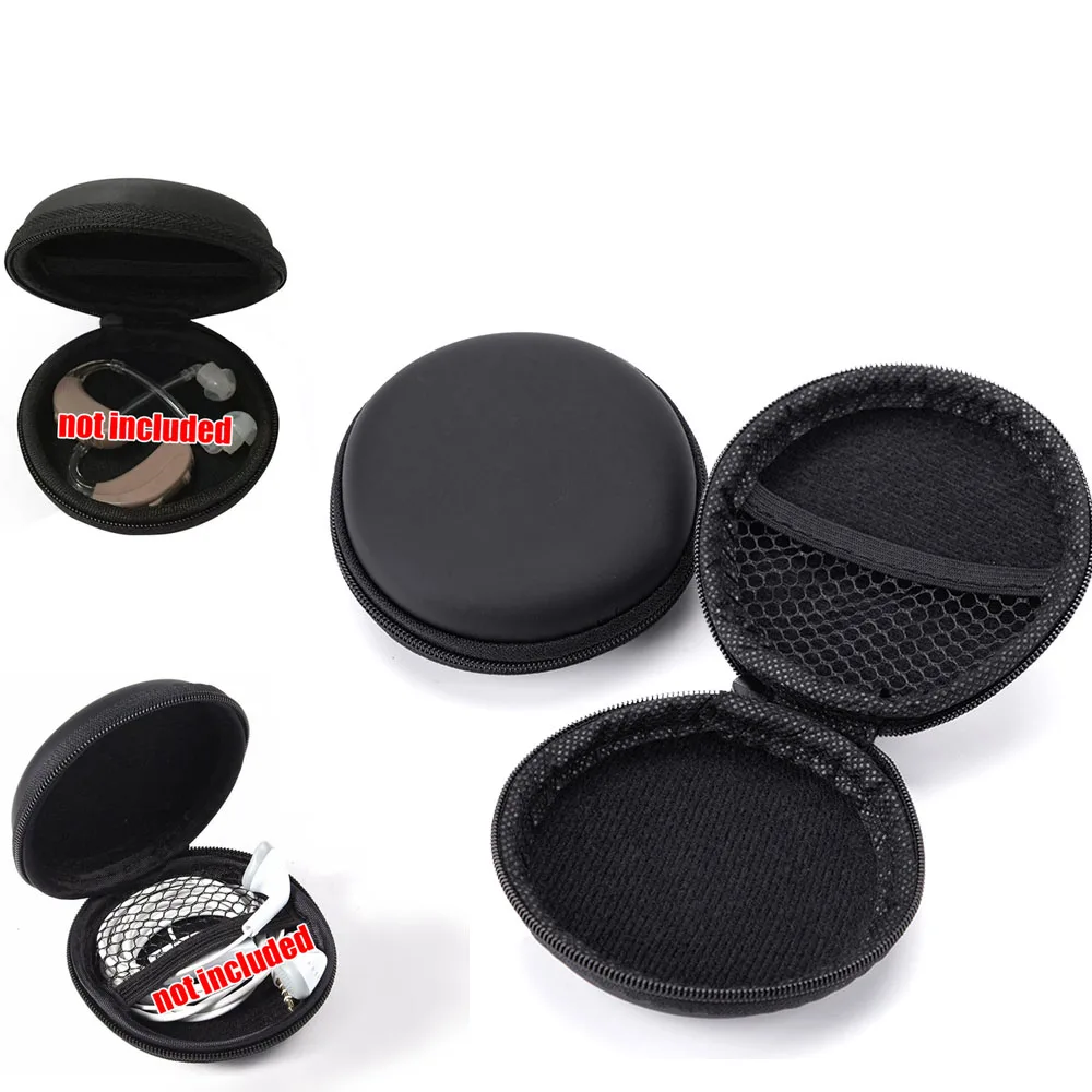 

1PC EVA Hearing Aid Earphone Storage Case Holder Portable Carrying Bag Box Data Cable Headphone Bag Protective Storage Box