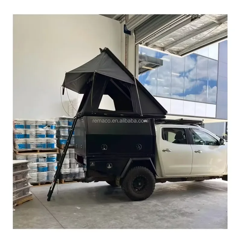 Wholesale 2-Person Waterproof Aluminum Roof Top Box Car Roof Tent Camping Rooftop Tent Hard Shell Wholesale Hard Shell Roof