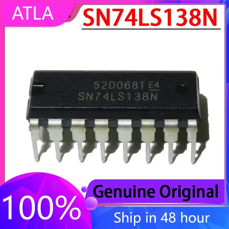 10PCS SN74LS138N 74LS138N DIP-16 Logic Multiplexing/Decoder Chip