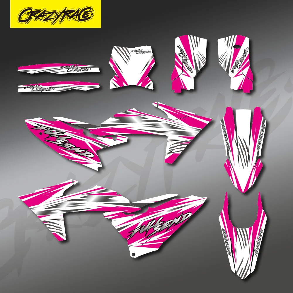 

Motorcycle Stickers Kits for KTM SX SXF 2023 2024 2025 EXC EXCF 2024 2025 2026 Backgrounds Graphics Decal Custom Number Name