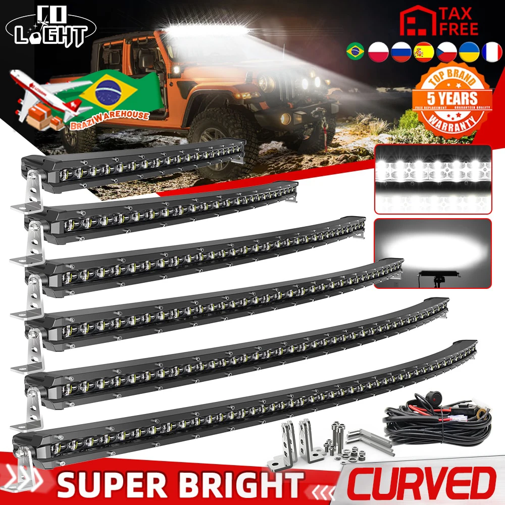 CO LIGHT Curved Led Light Bar Slim 20