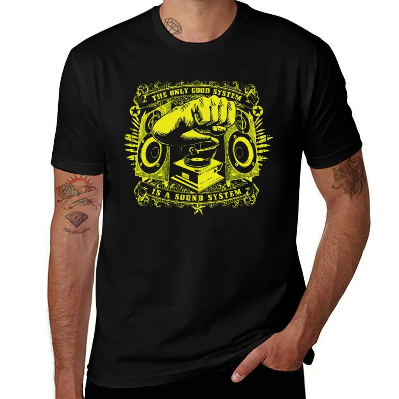 The only good system is a sound system T-Shirt Utility Work Short Sleeve Top