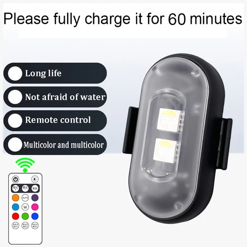 Imagen 2 del producto Luz LED multifuncional para coche 4/10x, luz de advertencia LED para coche, luz inalámbrica recargable para coche con Control remoto, luz decorativa