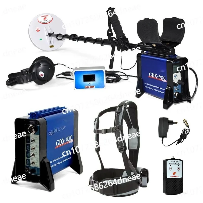 Gold Detector Underground Metal Detector GDX8000 Handheld Treasure Hunt Detector