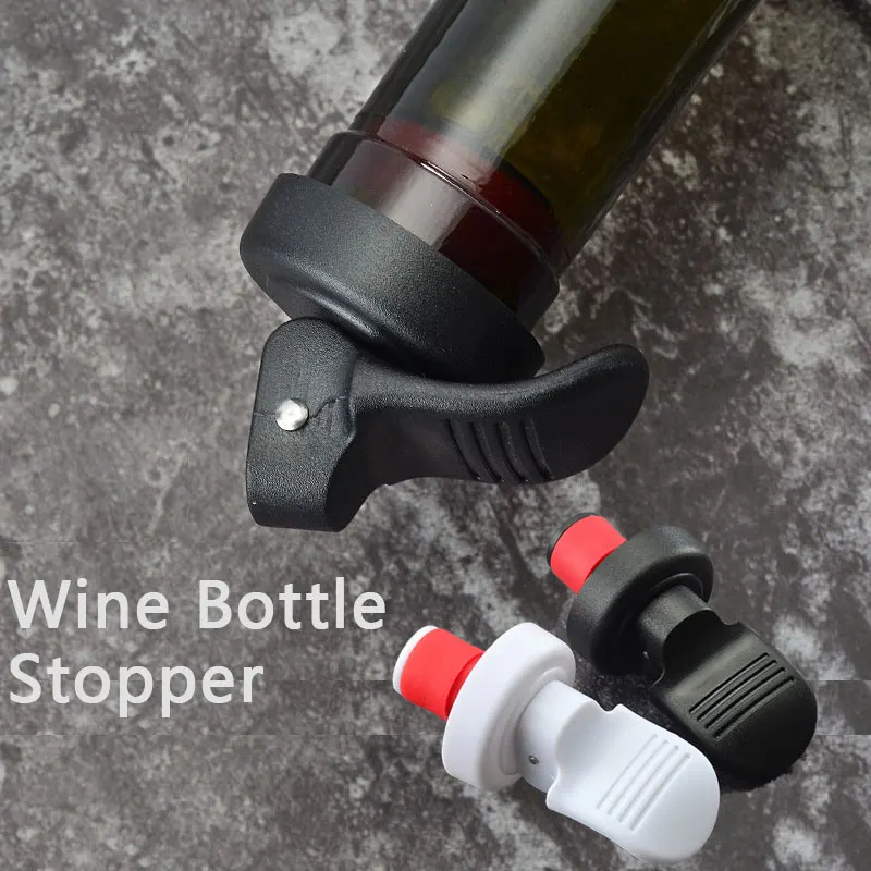 Wine Bottle Stopper Bar Hand Press Sealing Champagne Beers Cap Beers Cork Plug Seal Lids Vacuum Fresh-keeping Wine Bottle Plug