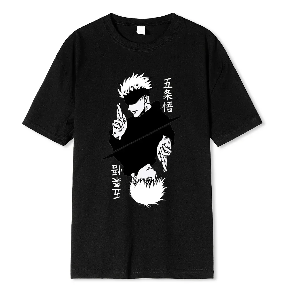 

Cotton Women's T-Shirt Fashion Jujutsu Kaisen Satoru Gojo Anime Graphic Tees Shirts for Women O-Neck Short Sleeve Female 80275