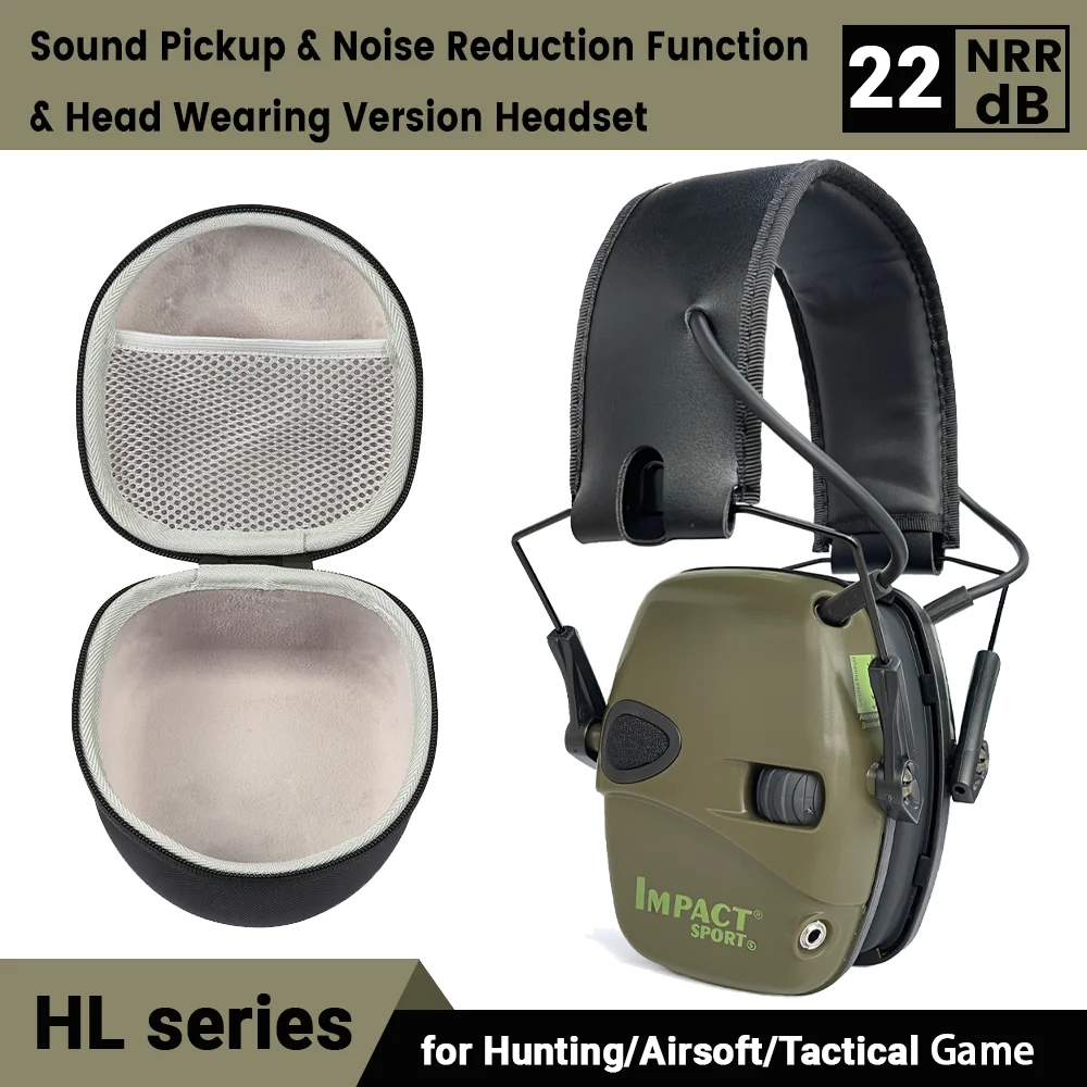 

Earmuffs Active Headphones for Shooting Electronic Hearing protection Ear protect Noise Reduction active hunting headphone