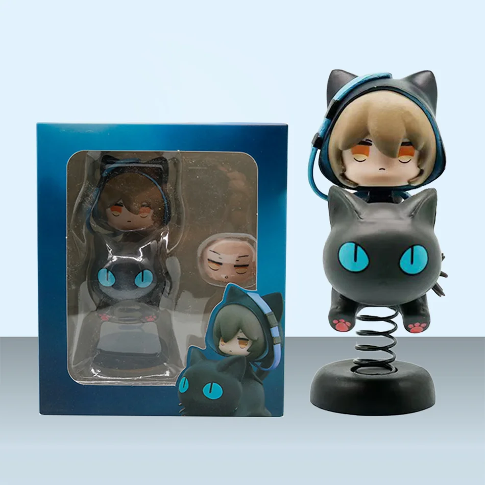 Happy Shake Arknights Phantom 10cm Statuetta da Collezione Anime Game Modello Ornamentale Giocattolo