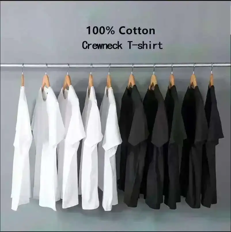 تي شيرت تنكري مطبوع قانونيًا للرجال في سن المراهقة ملابس رياضية صيفية كبيرة الحجم من القطن الخالص بأكمام قصيرة ملابس عصرية غير رسمية