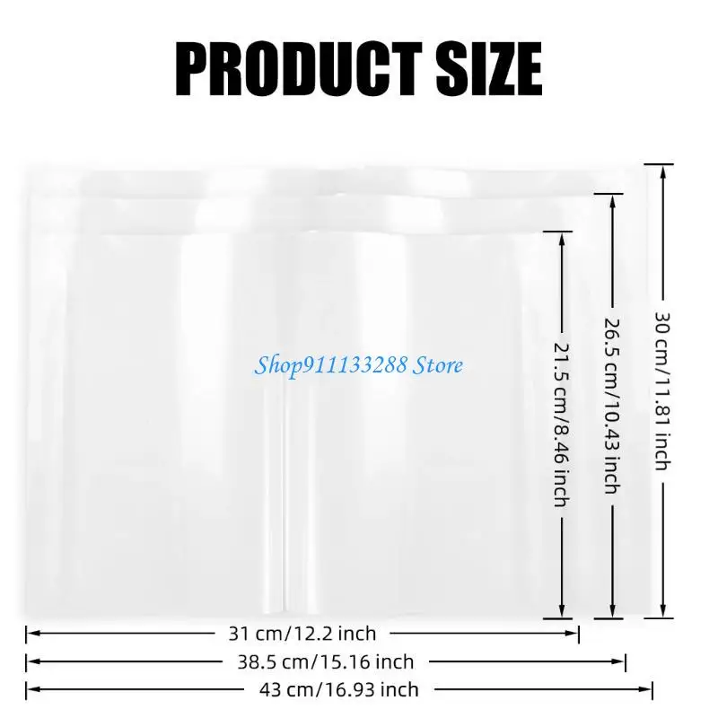 G88D 10PCS Clear Plastic Book Wraps Book Covers for Students Water Resistant Friendly Design Textbook Protectors