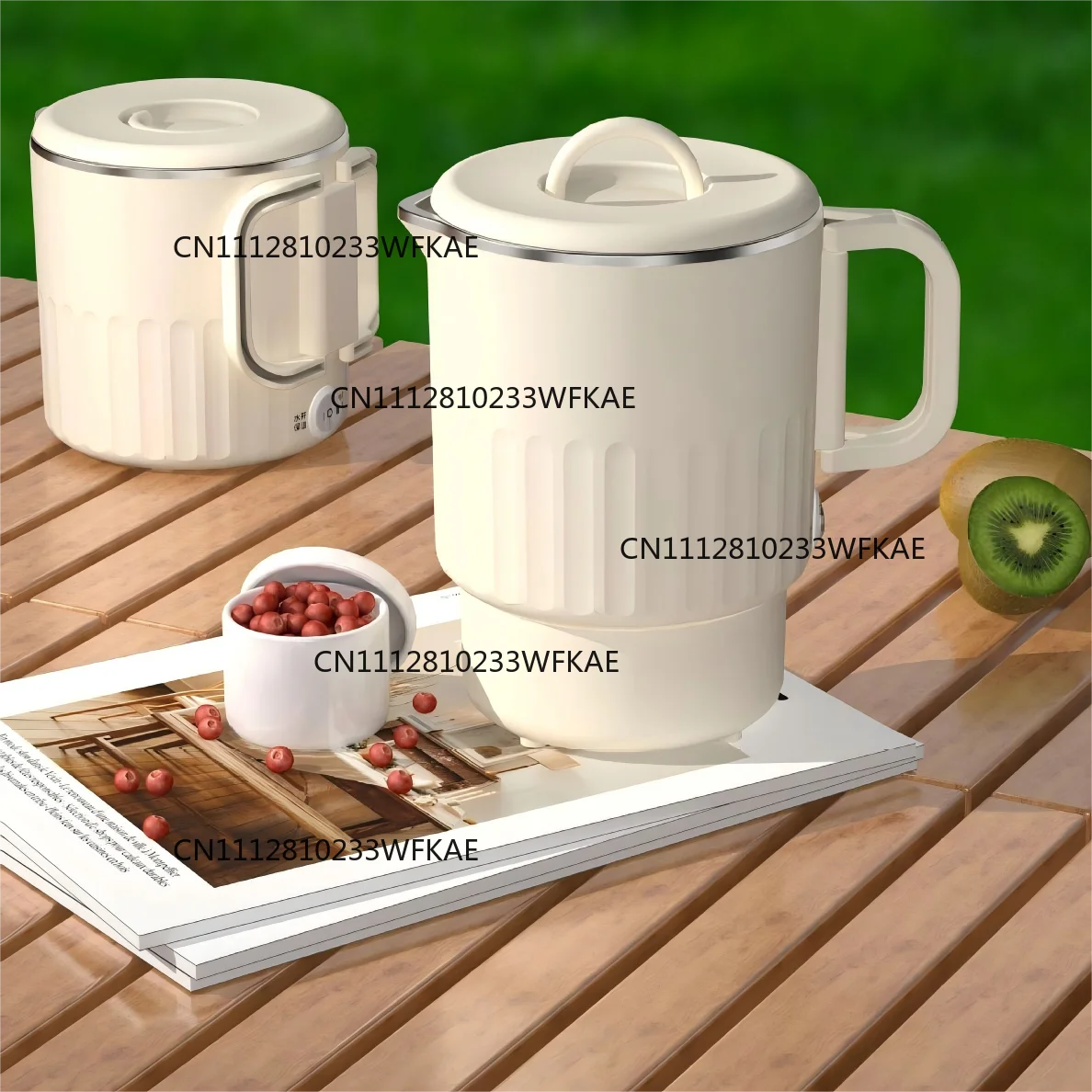 Stainless Steel Multifunctional Folding Kettle Portable Healthy Electric Kettle, Suitable for Business Travel