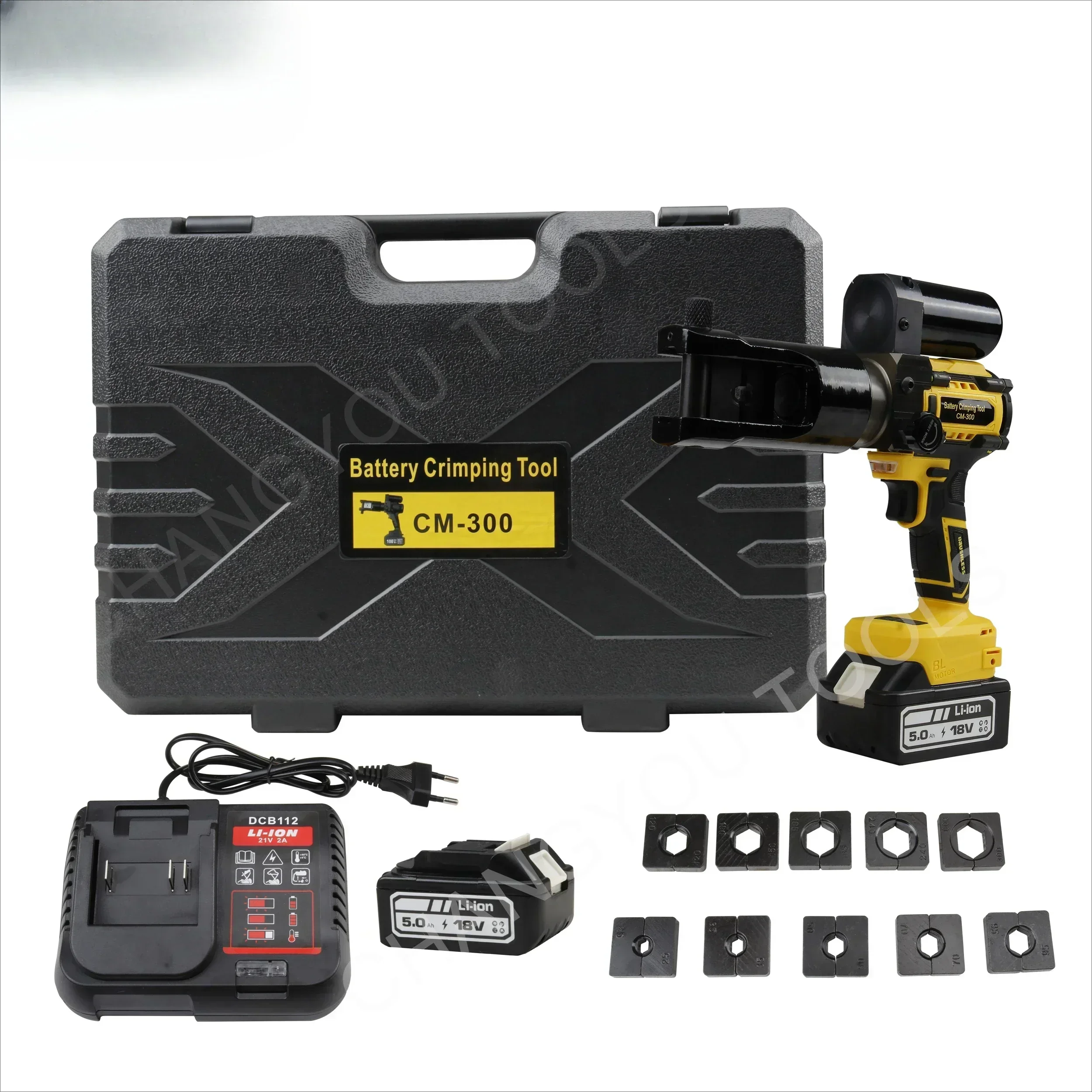 CM-300 Hydraulic Crimping Tool battery crimping machine Battery Power Crimper for Cu Al Cable Hot sales