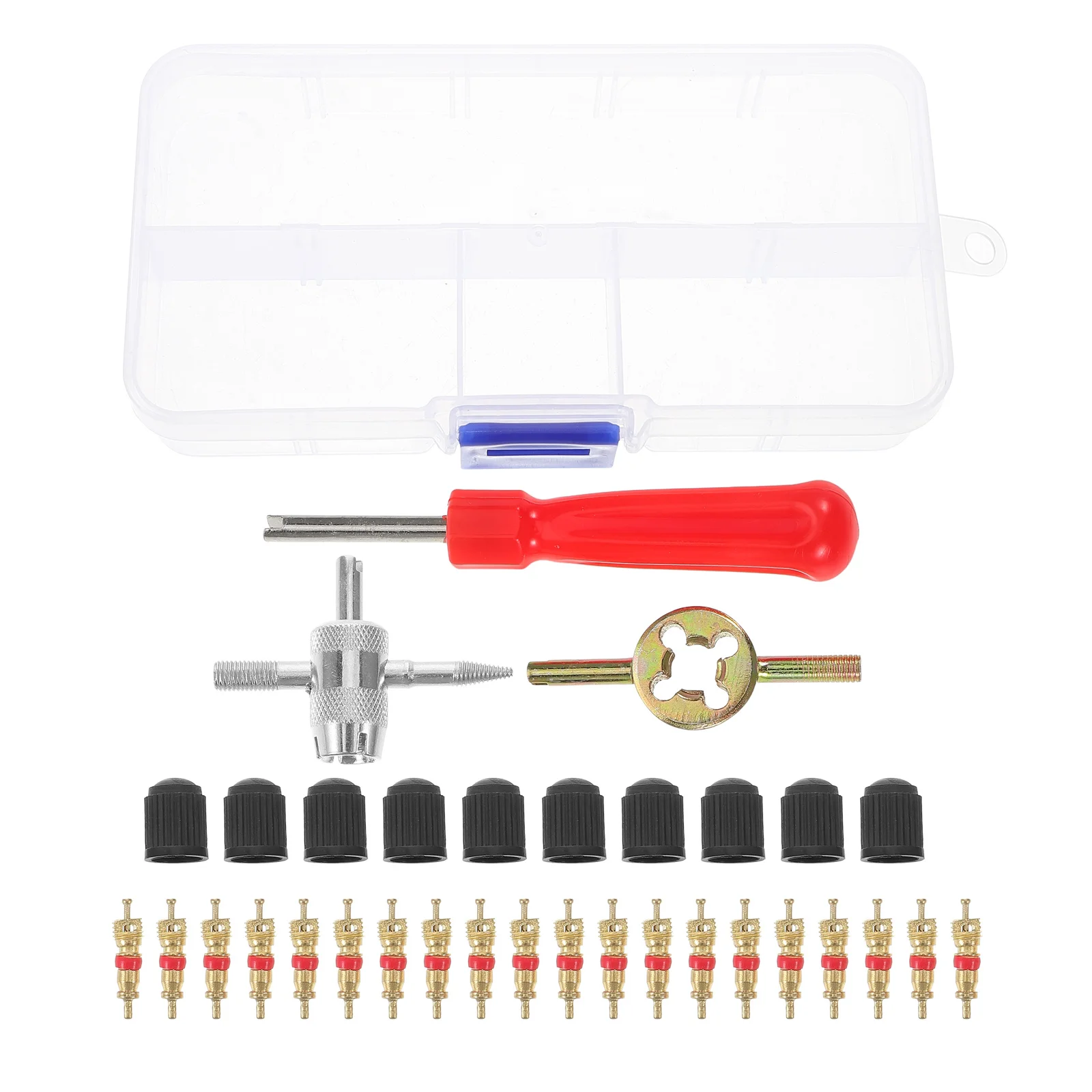 

1Set Valve Core Tool Set Copper Valve Cores Tire Removal Easy Use Sturdy Construction Versatile Application Compact Design Car