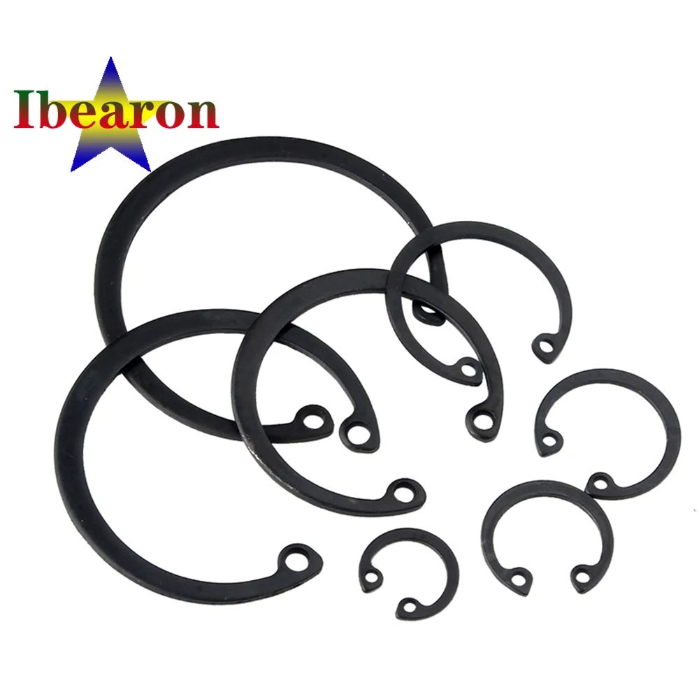 C-Type Internal Circlips for Hole Fit 18~150mm Hole 65Mn Spring Stee Durable For Machinery/Repair