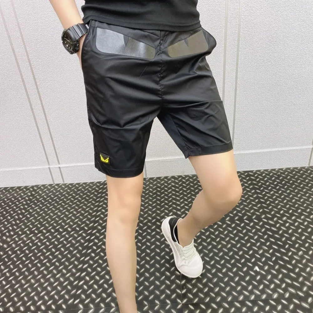 Invisible Open Crotch Outdoor Sex Summer Casual Shorts Men\'s Fashionable Five Points Pants Trend Quick-Drying Beach Trousers