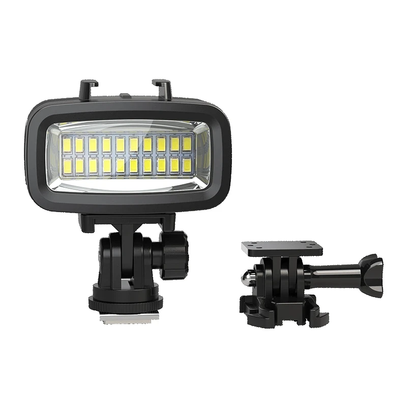 20LED Portable Diving Fill Light Outdoor Live Photography Lighting Photo Photography Light Fit For Gopro Camera