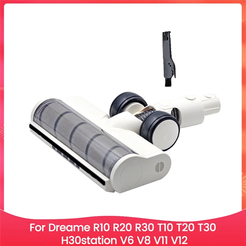 

ABWM-For Dreame R10 R20 R30 V6 V8 V11 V12 Handheld Vacuum Cleaner Accessories Electric Floor Brush With LED Light