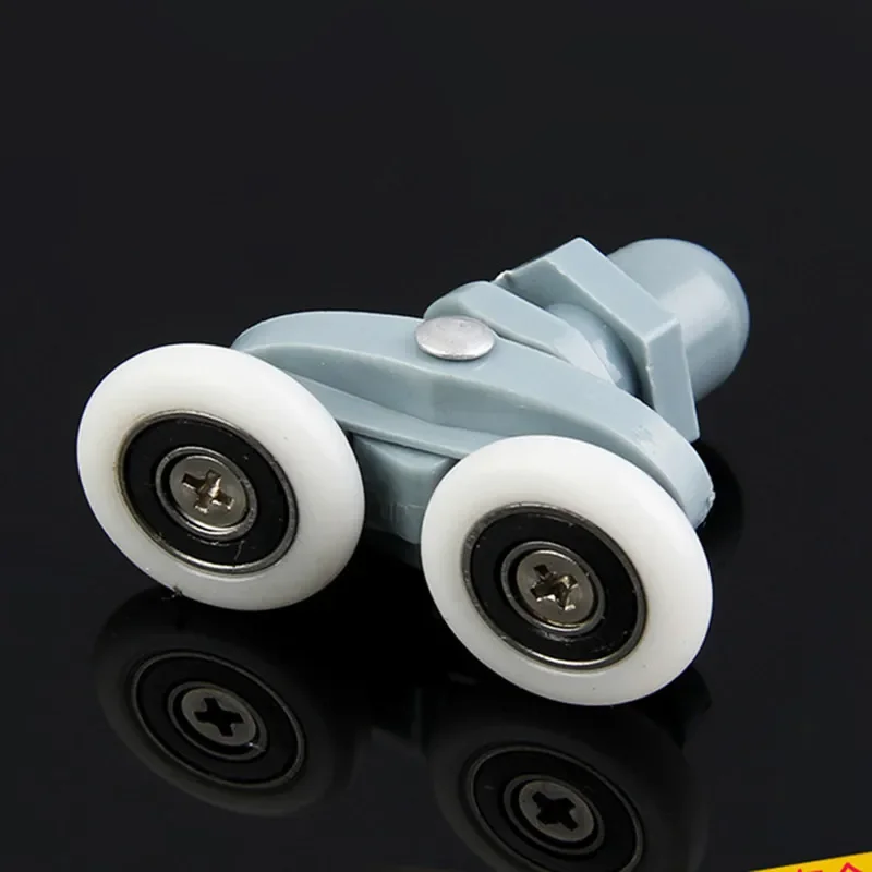 8pcs Double twin shower door rollers wheels runners pulley pulleys 19/23/25/27mm Wheels  Bathroom Door Runners Sliders Wheels
