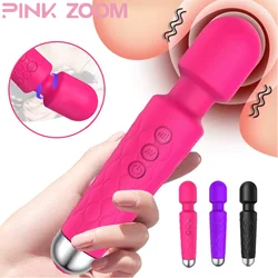 Powerful AV Vibrator Magic-Wand Anal Clitoris Stimulator Sex Toys for Women 20 Speeds G spot Massager Dildo Adult Female Product