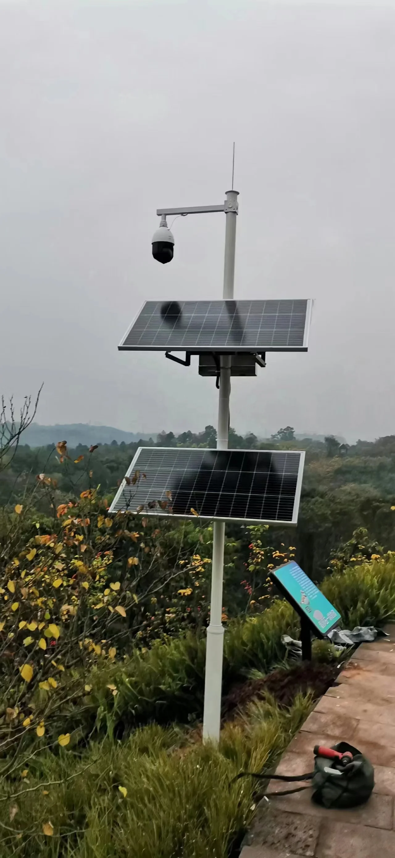 Kits de energía completos, baterías, cámara alimentada por energía solar, pow