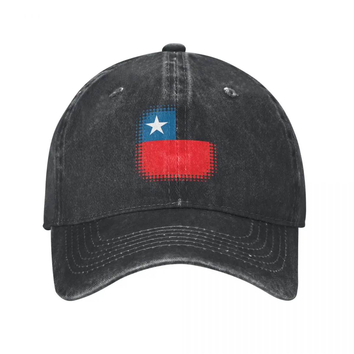 Washed Men's Baseball Cap Flag Trucker Snapback Caps Dad Hat Chile Golf Hats