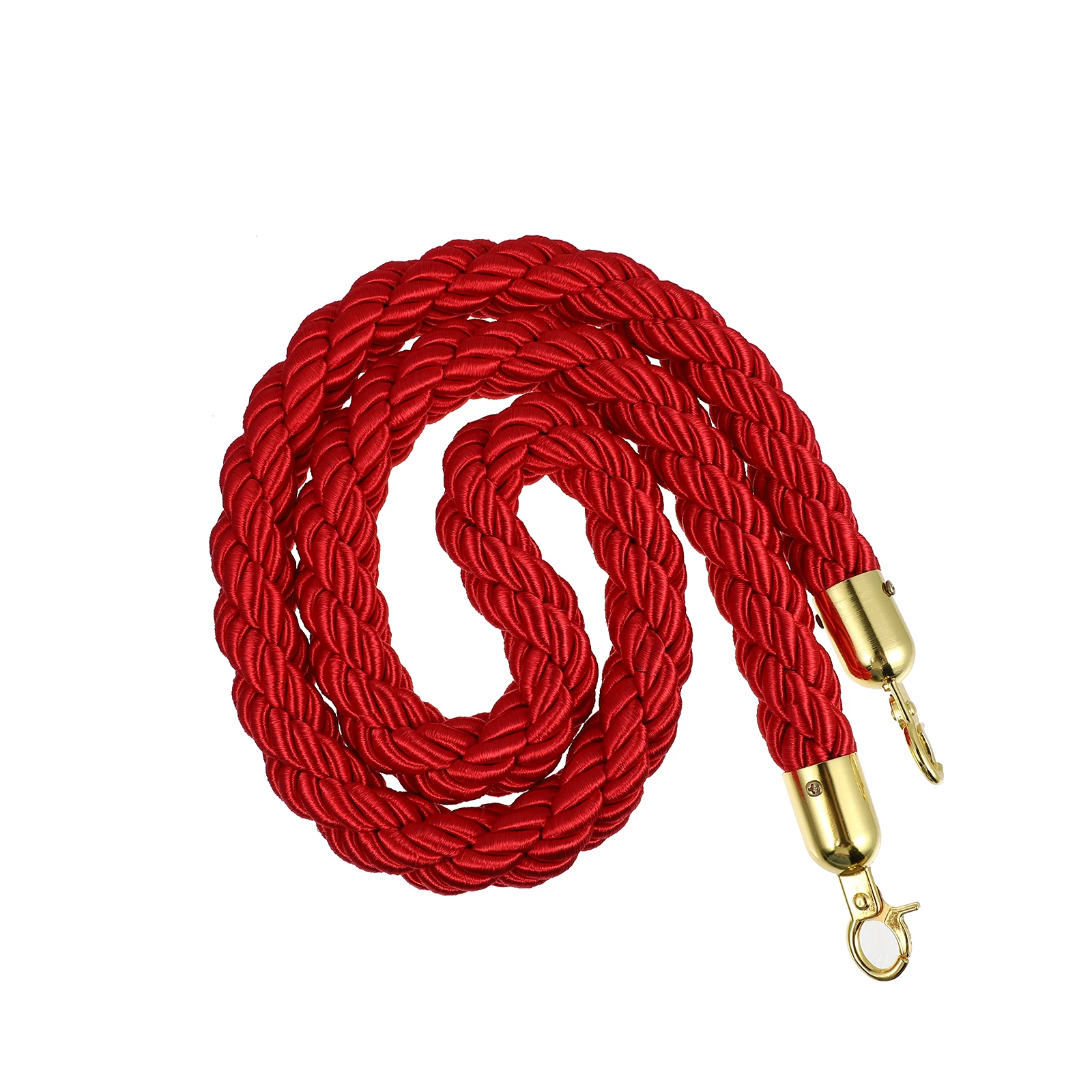 

1 pc Rope Braided Isolation Red Durable Safety Rope Labor Protection Useful Braided Safety Lanyard Lanyard