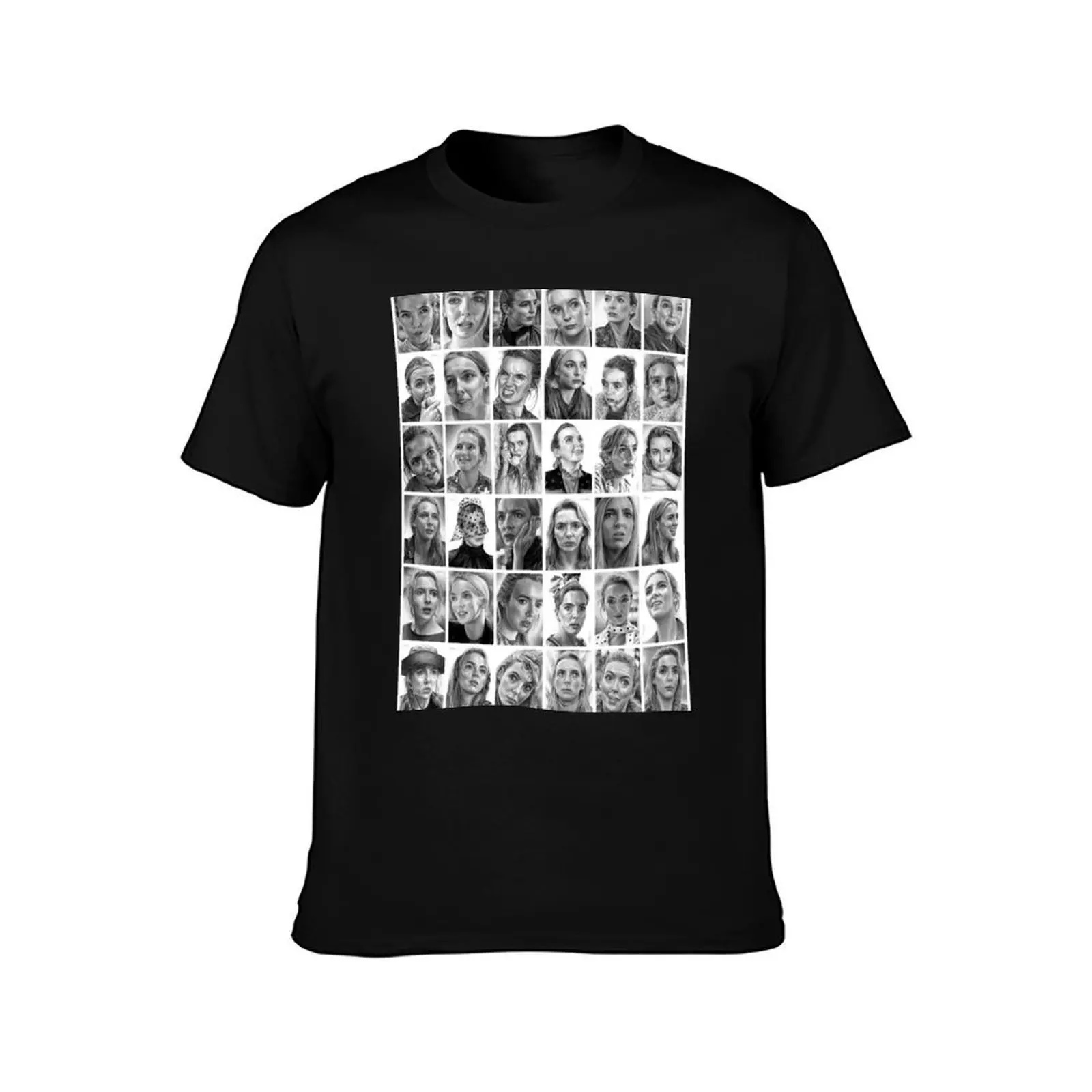 Villanelle, Killing Eve S1-S3 T-Shirt, Summer Casual Cotton Tee, Oversized Streetwear Tops, Vintage Graphic Print, 100% Cotton