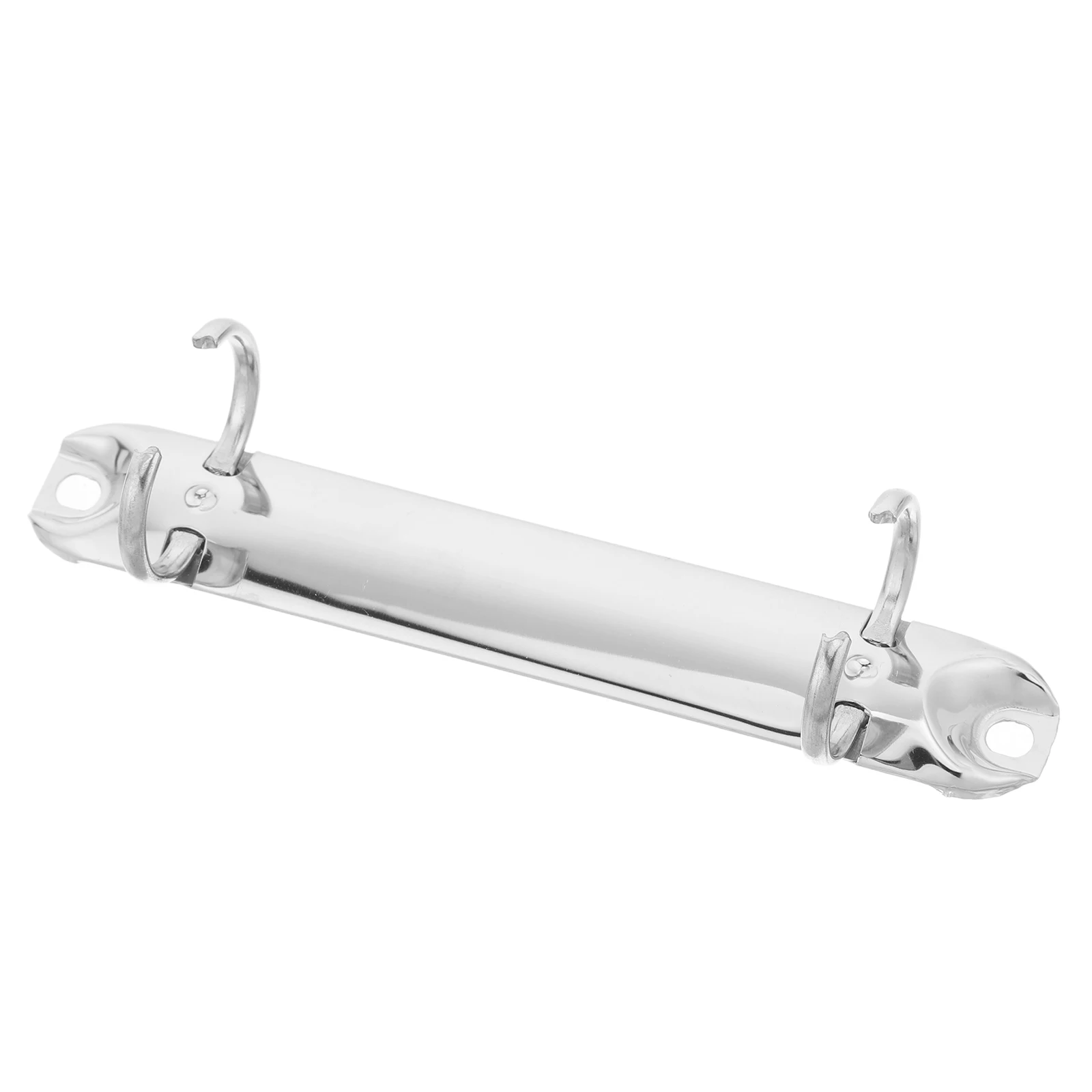 

Silver Metal Book For Diy Notebook Binder Loose Leaf Organizer Document Folder Planner Pages Two Ring Binder Mechanism