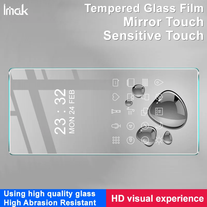 Nubia Red Magic 10 Pro 5G Glass IMAK H Explosion-Proof Tempered Glass for Nubia RedMagic10 Pro+ Plus Film