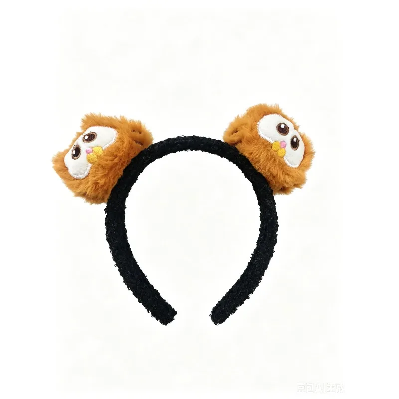Garfield cartoon cute plush headband face washing hair tie hair clip decoration hair accessories anime merchandise wholesale view 3