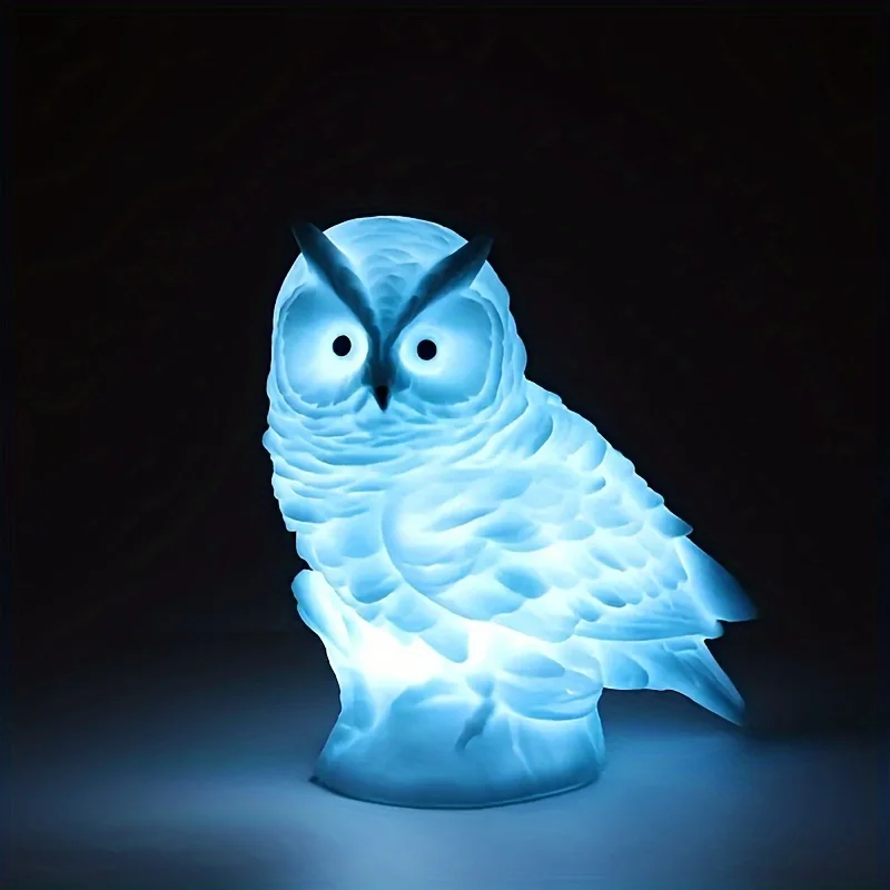 Cute Creative Night Light, Cartoon Owl Bedside Ornaments Jewelry, Night Market Stall Night Light, Birthday Gift Ambient Light