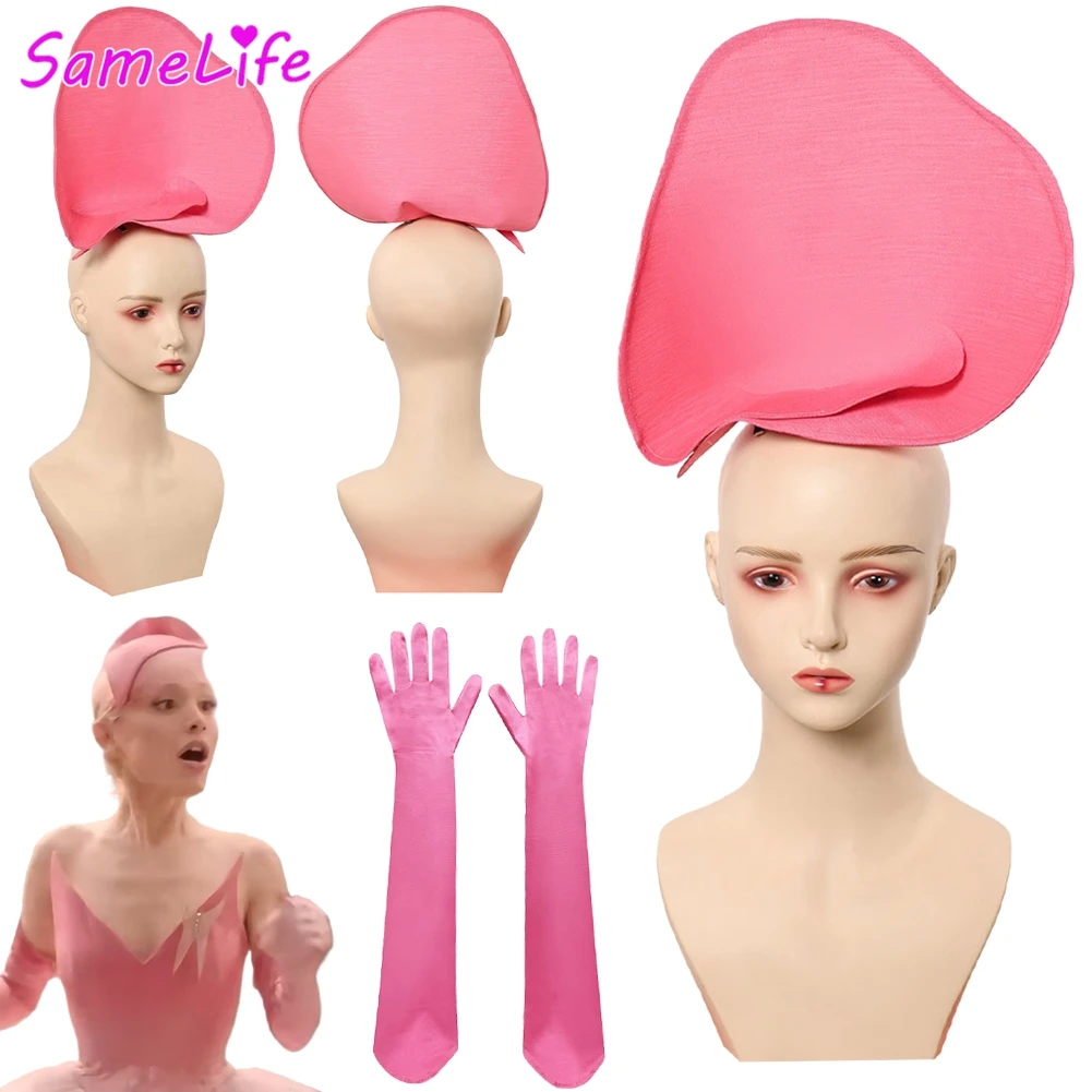 شريرة 2 غليندا قبعة قفازات تأثيري الخيال ل فستان رقص 2025 الفيلم زي تمويه اكسسوارات هالوين النساء الدعامة الطرف #1