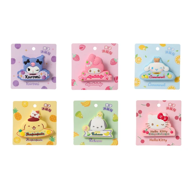 Periféricos familiares Sanrio, cajas ciegas, imanes para nevera, perros Hello Kitty Pacha, pegatinas magnéticas Culomi, decoraciones