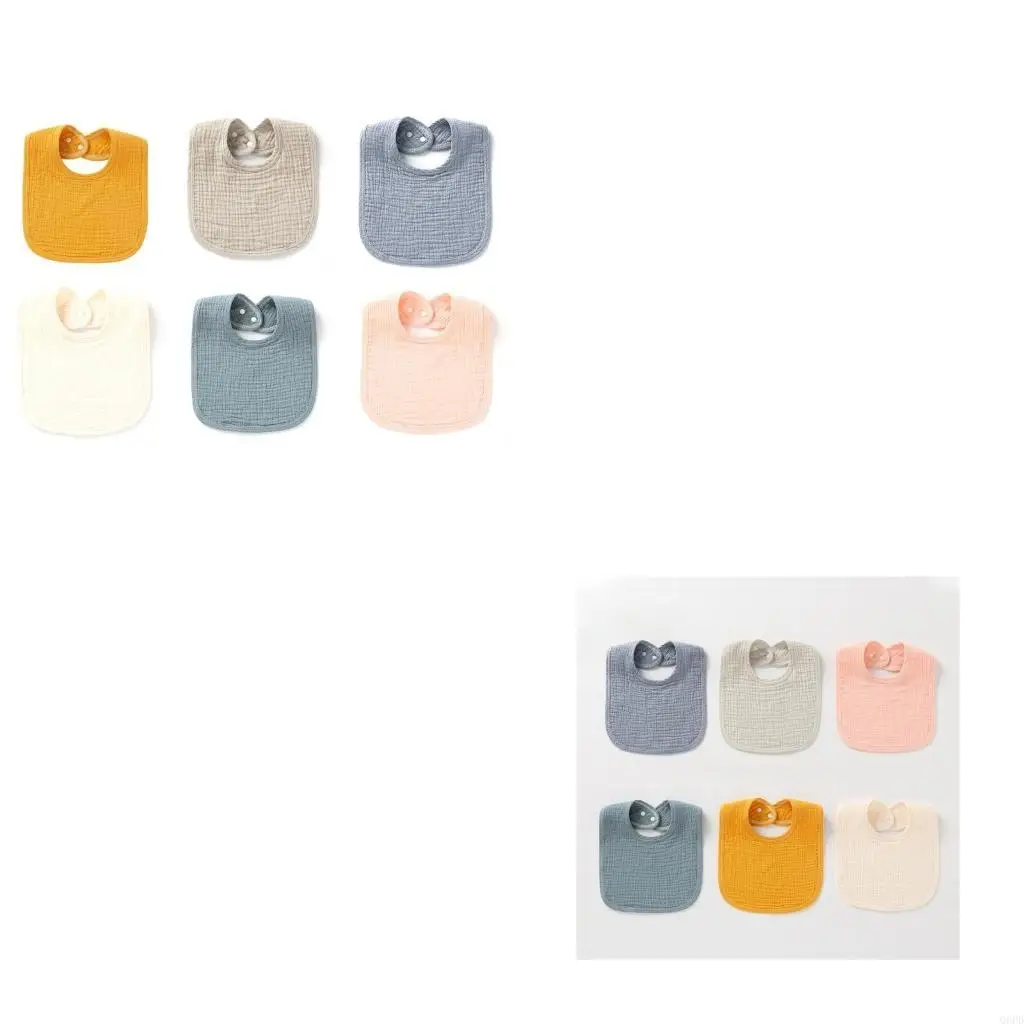 

Нагрудники для кормления младенцев, 4 слоя хлопчатобумажной марли, полотенце для слюны, бандана, ткань для отрыжки для малышей