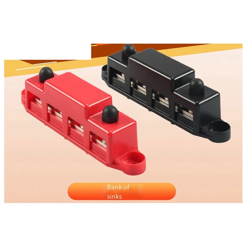 4 Way Busbar High-Current Terminal Stud Multi-Function RV Conversion Accessories Car Accessories RV Supplies