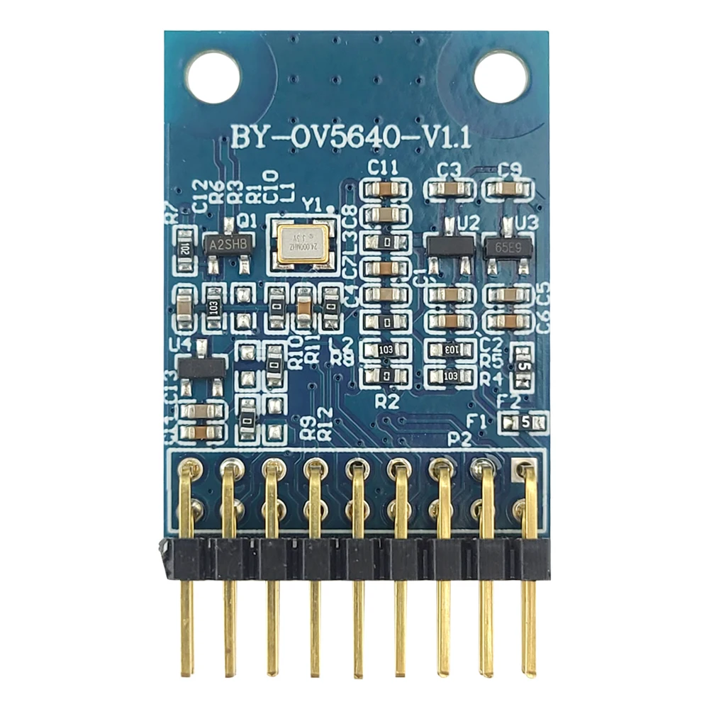 OV5640 Camera Module Adapter Board with Double Flash Light Control Development Board 8-Bit SCCB IIC Port 18PIN RGB YUV JPEG
