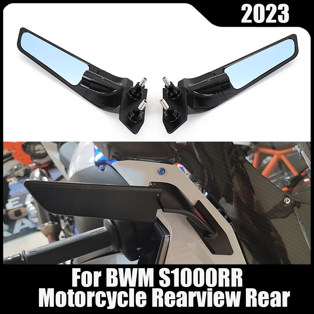 

New S1000RR 2023 For BMW S1000RR s1000 rr Motorcycle Rear View Mirrors Adjustable CNC Aluminum Mirror Accessories