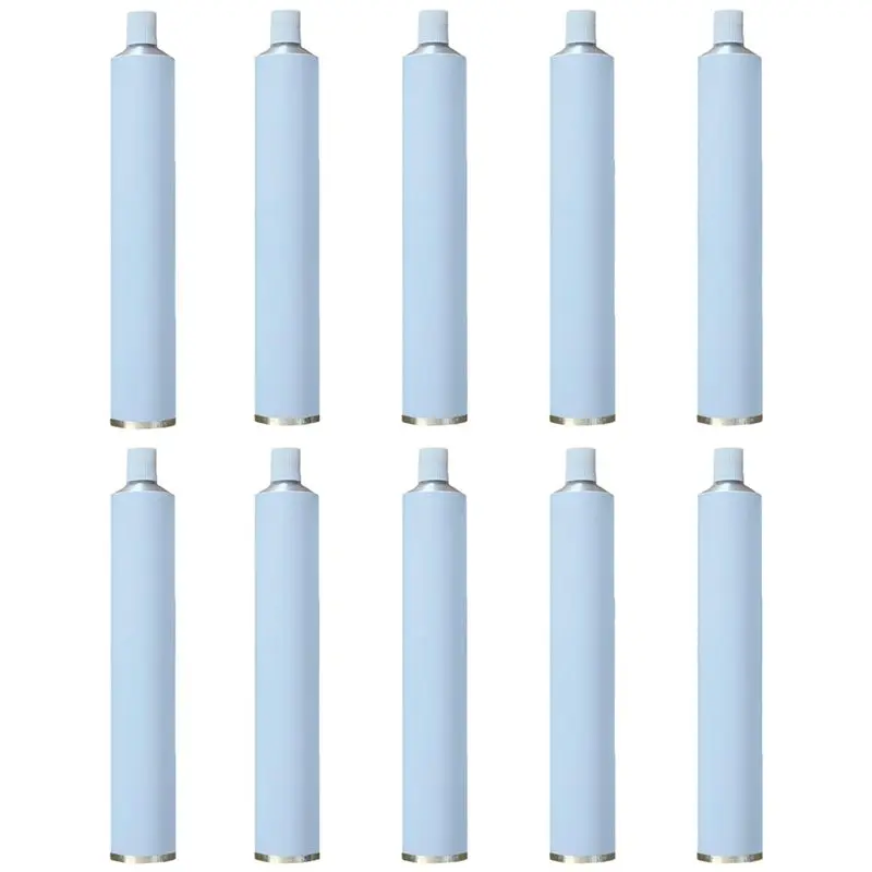 AT05-10 Pcs 60Ml Empty Oil Paint Tubes, Aluminum Tubes With Cap For Storing Paints, Oils, Acrylics