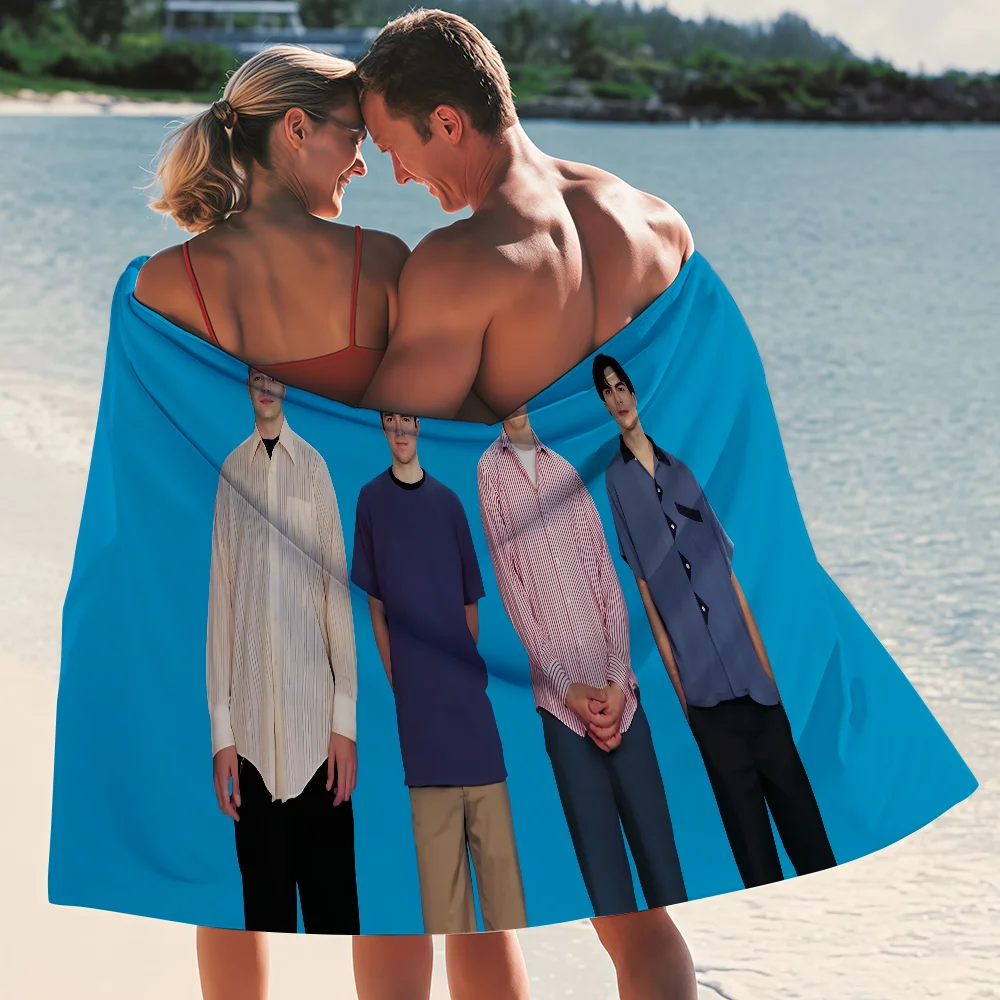 Band W-Weezer Towel Quick Drying Beach Towels Are Suitable For Swimming Pools Camping Yoga And The Gym