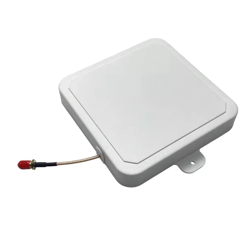 Remote UHF RFID Card Reader ISO 18000-6C 860-960MHz 6/9/12dBi ABS Material up to 8cm Reading Distance for Access Control