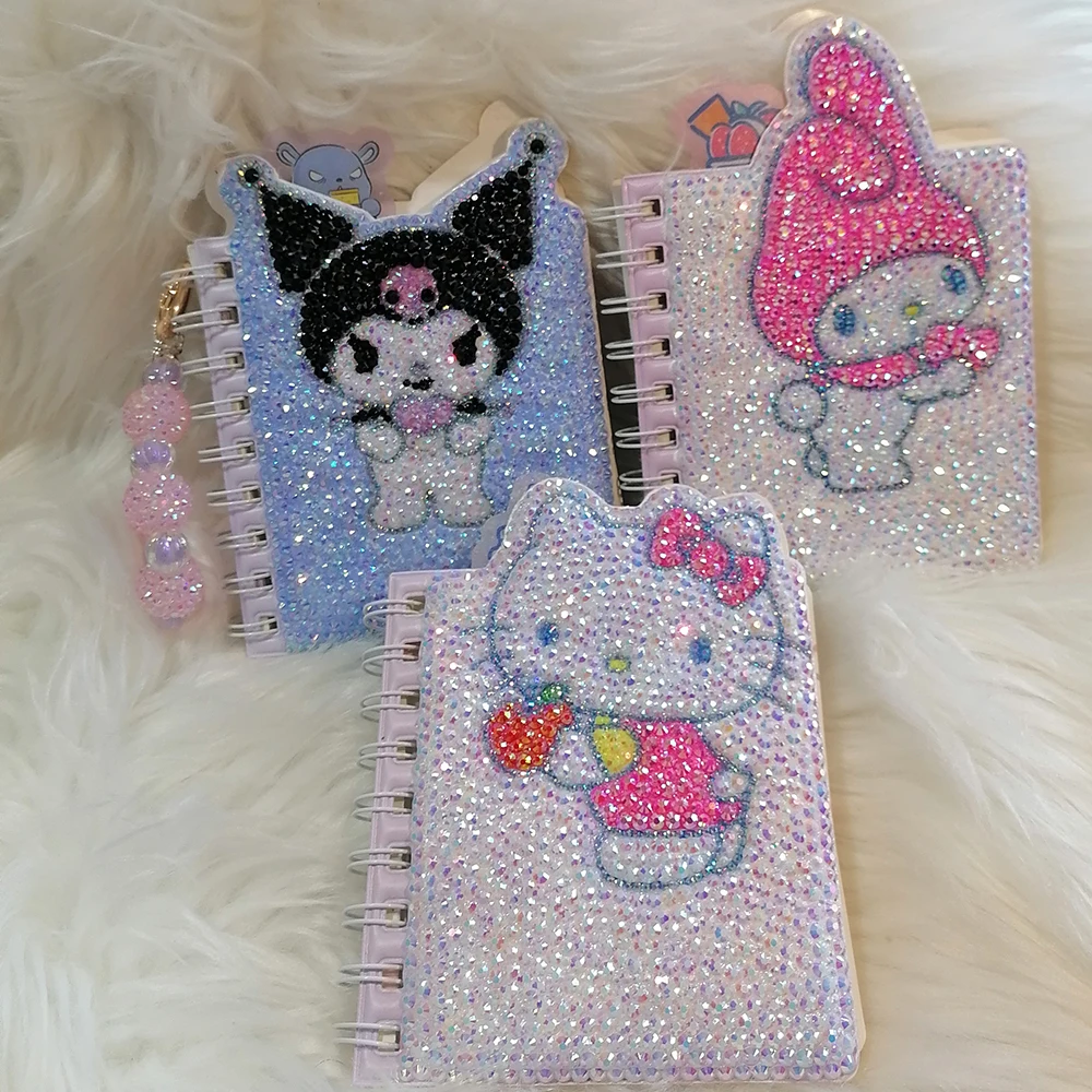 

Rhinestone Crystal Bling Diary Office Agenda Bullets Log Woman Girl Notebook Rewards Christmas Gift Stationery School Supplies