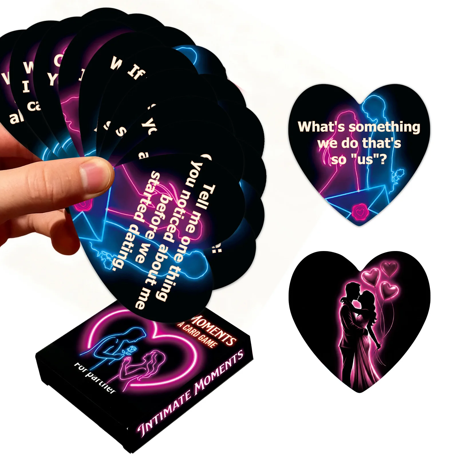 การ์ดสนทนารูปหัวใจ 50 ใบ สำหรั - Party Games Couple บทวิจารณ์และราคา