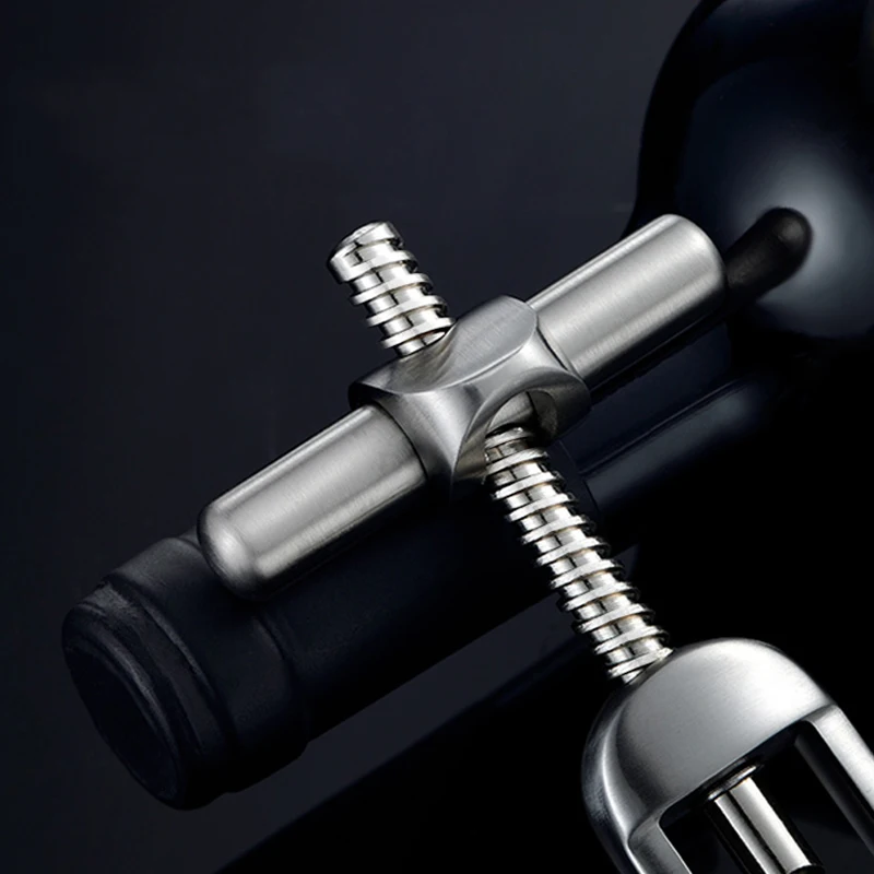 1/3Pcs 304 Stainless Steel Wine Bottle Opener, Leverage Design Corkscrew for Red Wine - Kitchenware Bar Tools