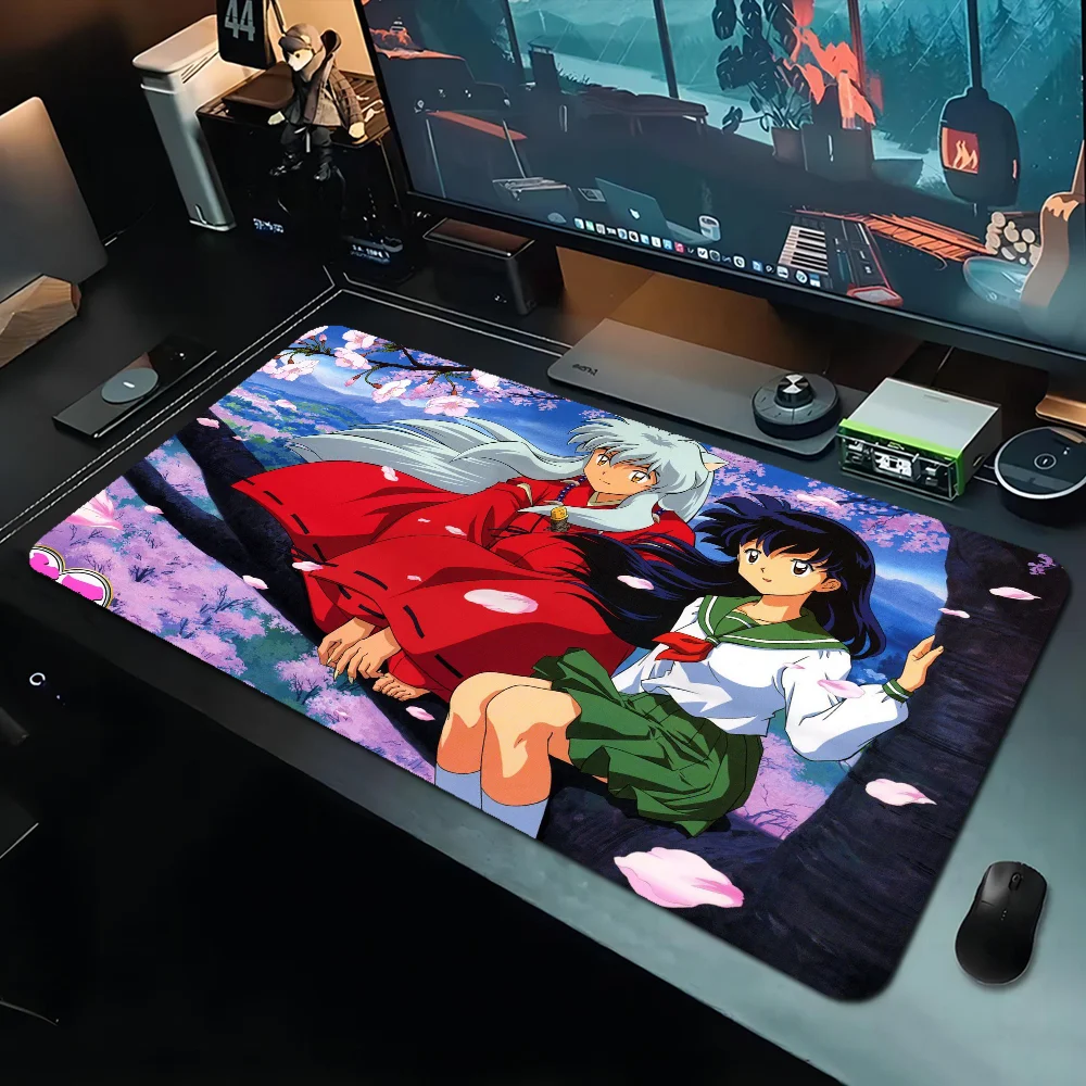 Inuyasha Anime Custom Skin PC Gaming Mouse Pad Gamer Desk Mats Keyboard Pad Mause Pad Muismat